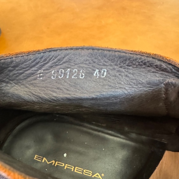 Empressa Men’s Italian leather shoes - Picture 9 of 11